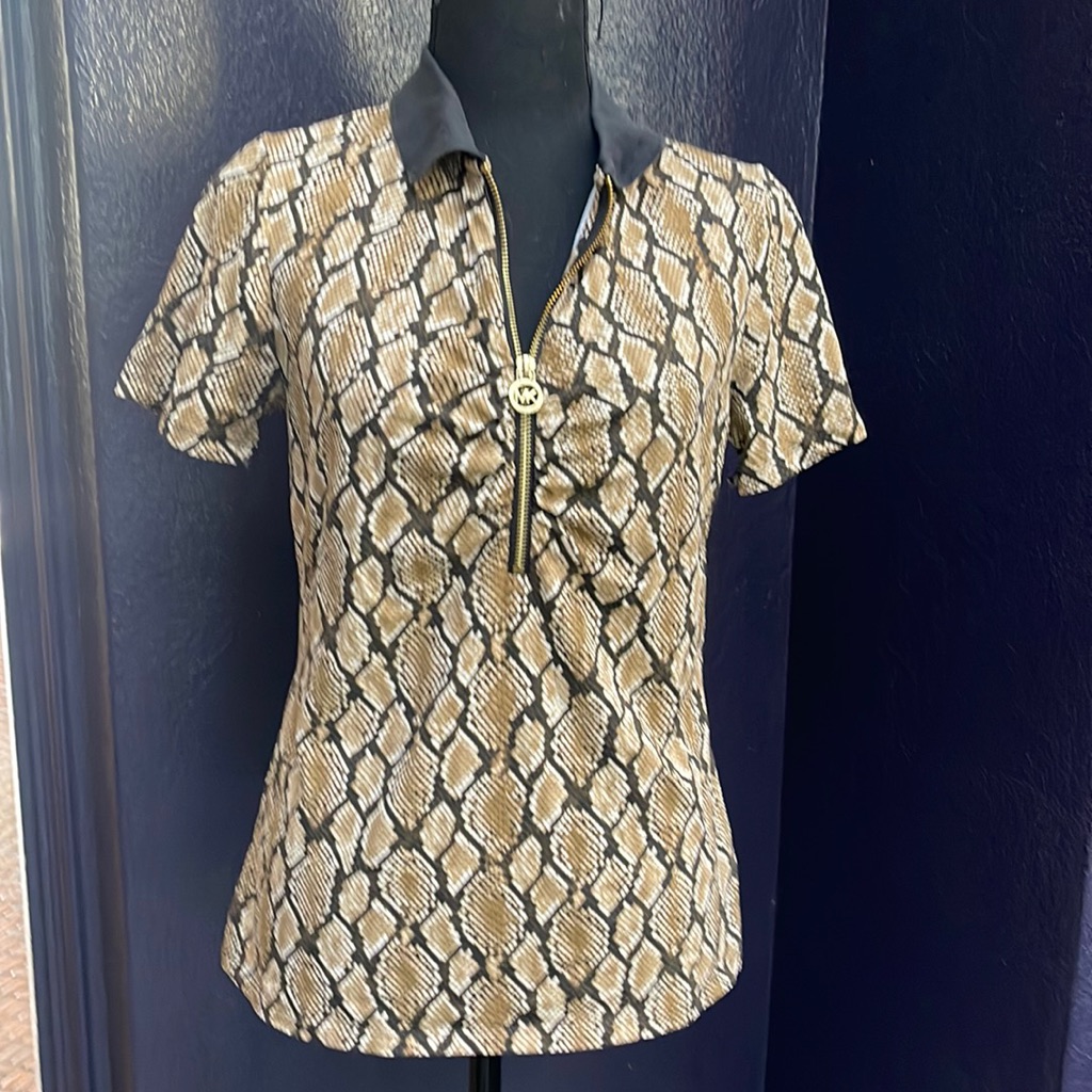 Michael Michael Kors Snake Print Shirt Size M